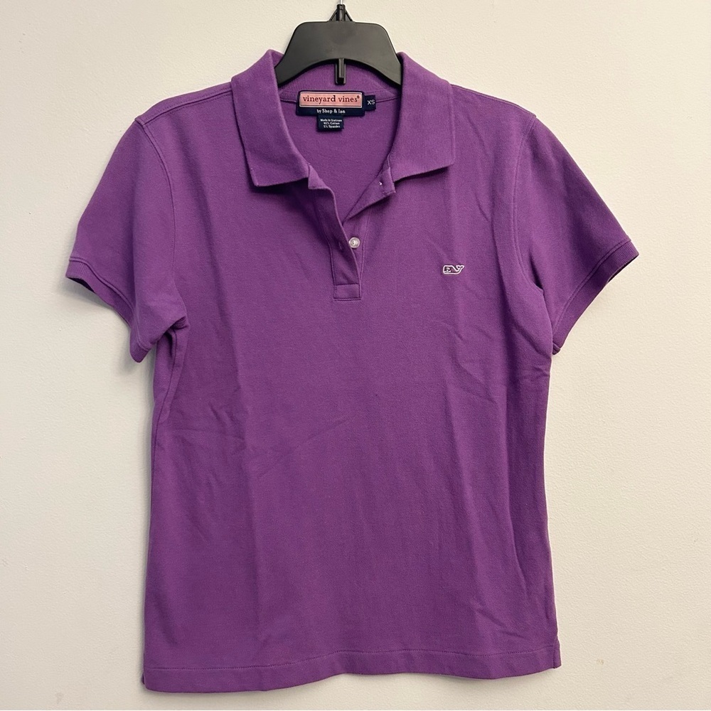 Vineyard Vines Purple Polo Shirt Women Size XS